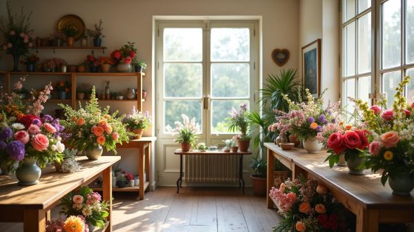 Fleuriste atelier floral Paris 4ème : bouquets et créations sur-mesure