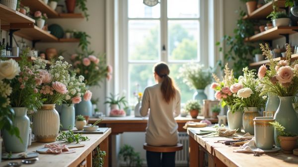 Fleuriste atelier floral Paris 4ème : bouquets et créations sur-mesure